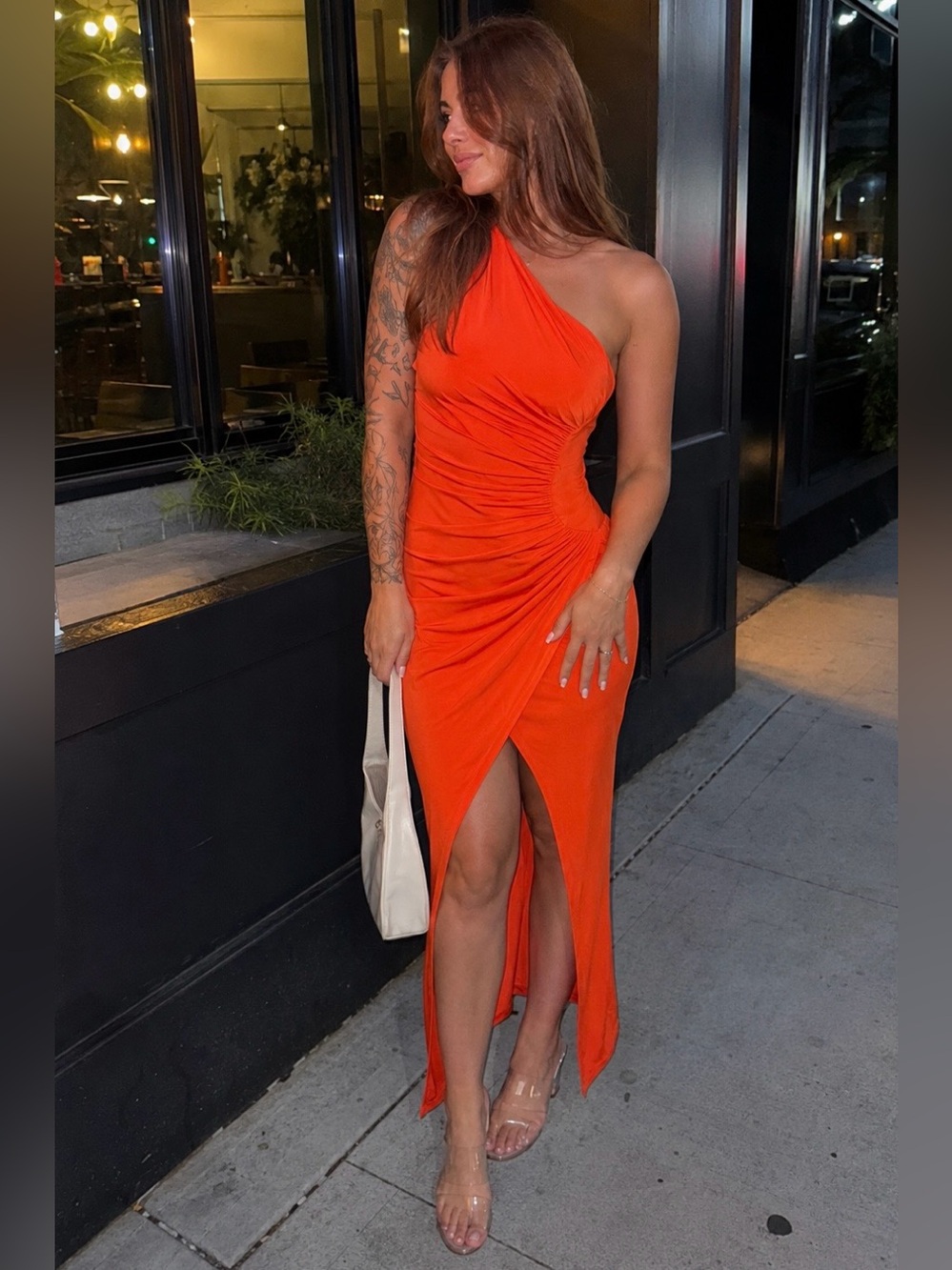 Kasia Rose One-Shoulder Dress